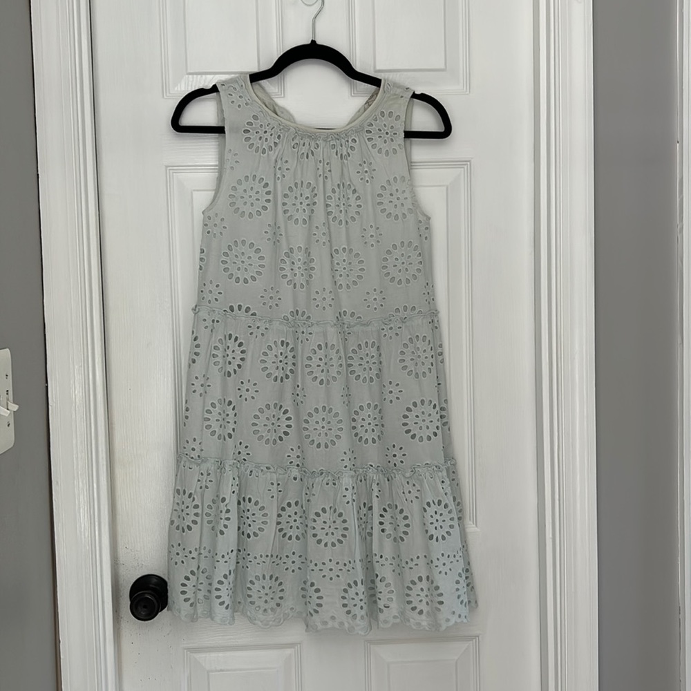 LOFT NWT tiered eyelet dress